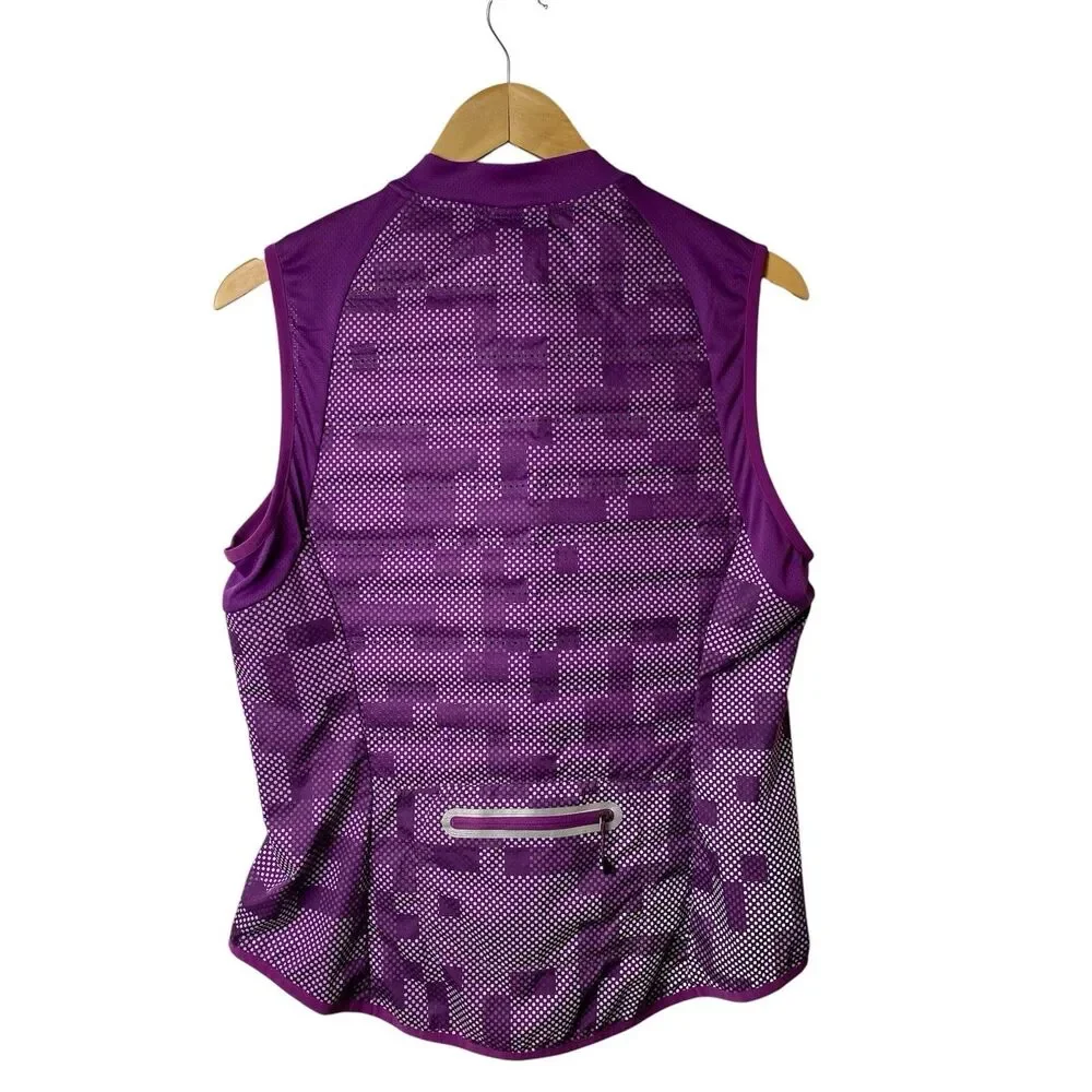 Nike Aeroloft Flash Vest Women's L Purple 800 Fill Down Running Dri-FIT 689260